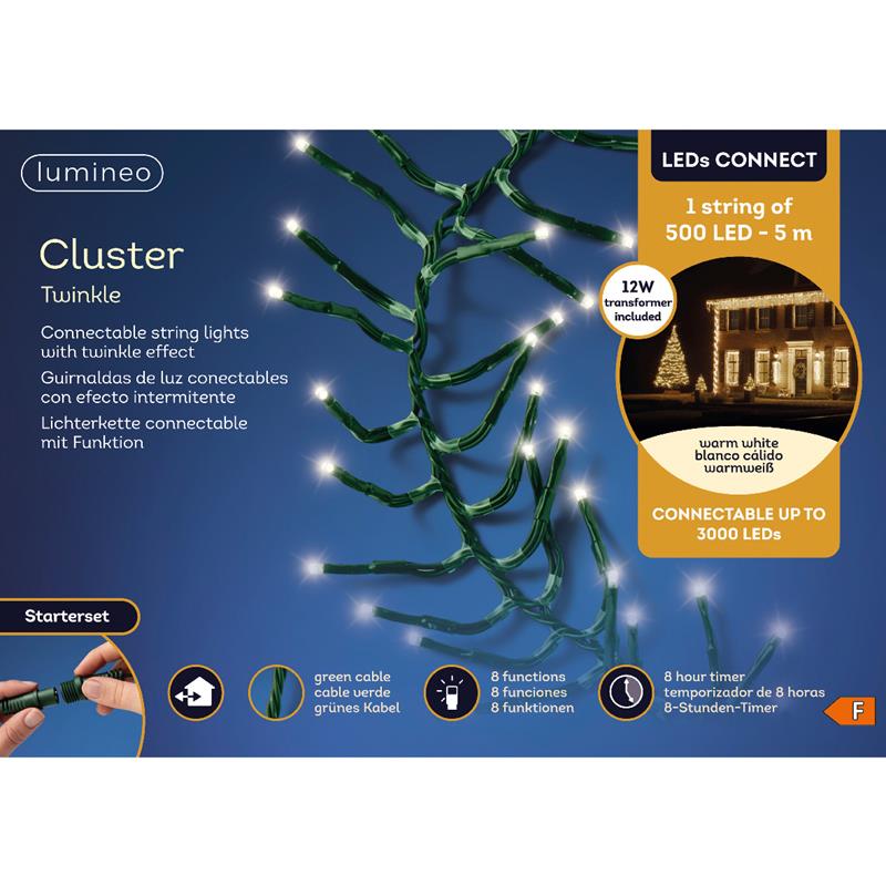 LED&apos;s connect cluster START warmwit 5m